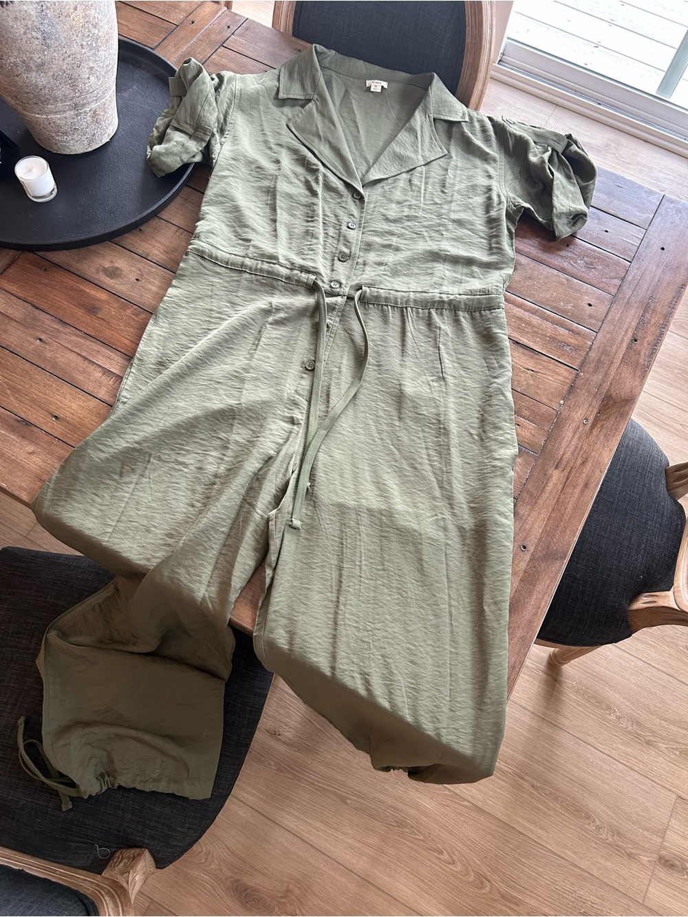 Anthropologie Tiny Heidi Green Jumpsuit M - Picture 5 of 15